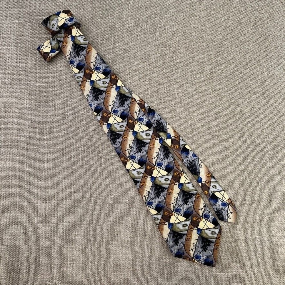 Jimmy V Tie Men Silk Joe Theismann Collection One 60x3.75 USA Basketball Core Ex